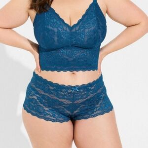 Torrid Simply Lace Mid-Rise Cheeky Panty in Size 6